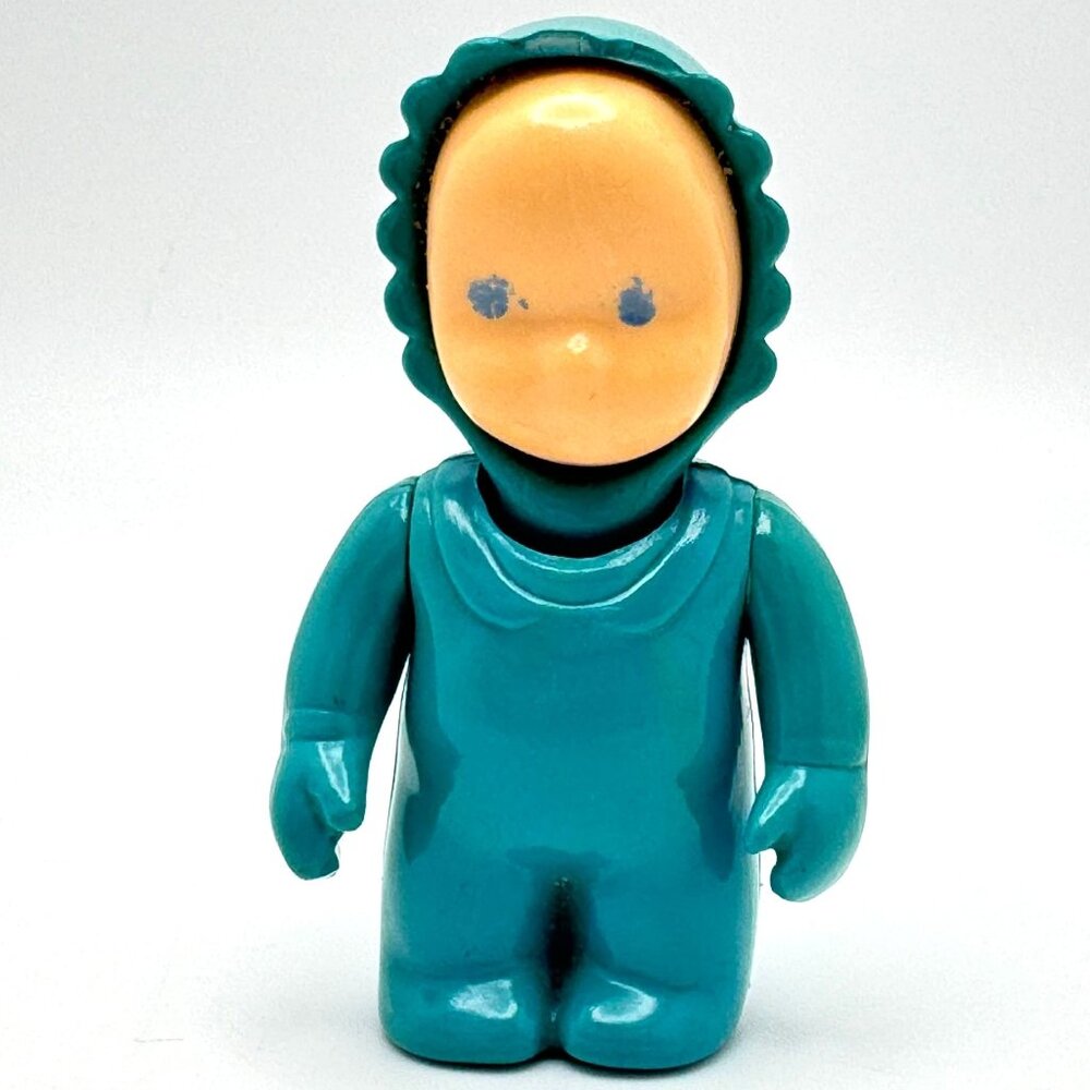 Vintage Little Tikes Playskool Baby Doll In Sleeper With Movable Hands & Head